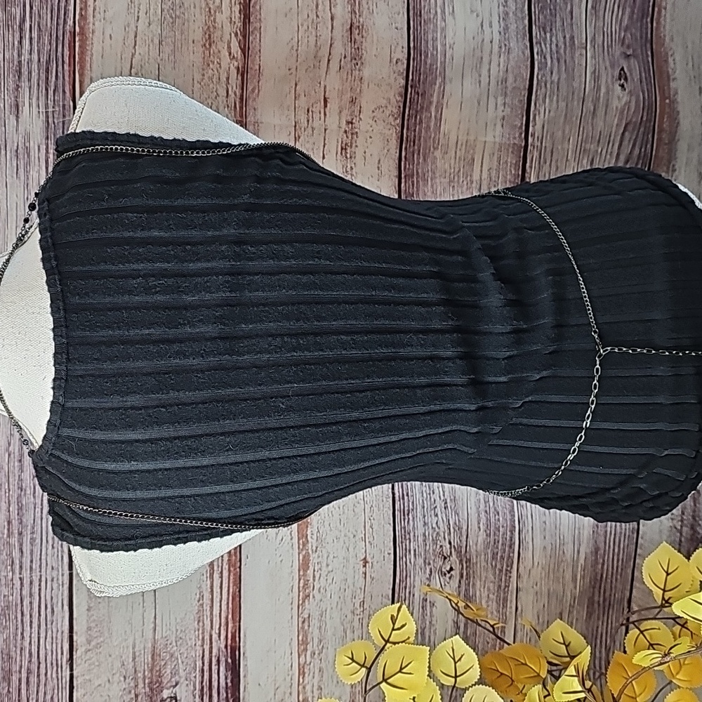NEW GUNMETAL BEADED BODY CHAIN - Picture 12 of 14